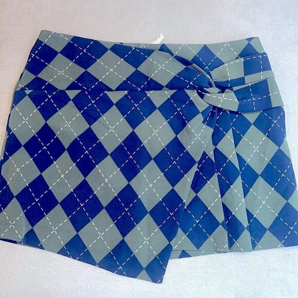 Nwt Versona lined plaid mini skirt - Picture 1 of 5